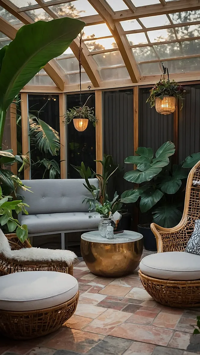 Farmhouse Sunroom Haven