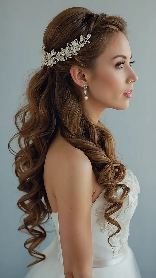 Crown of Curls: Wedding Day Magic