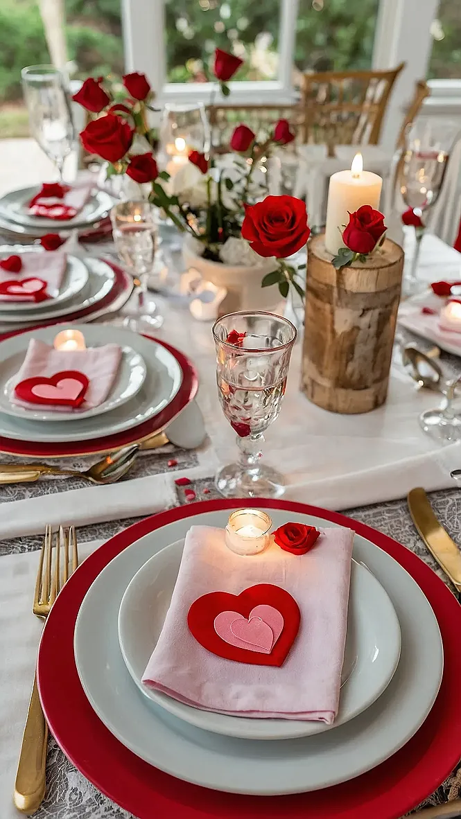 Romantic Feast Under Candlelight