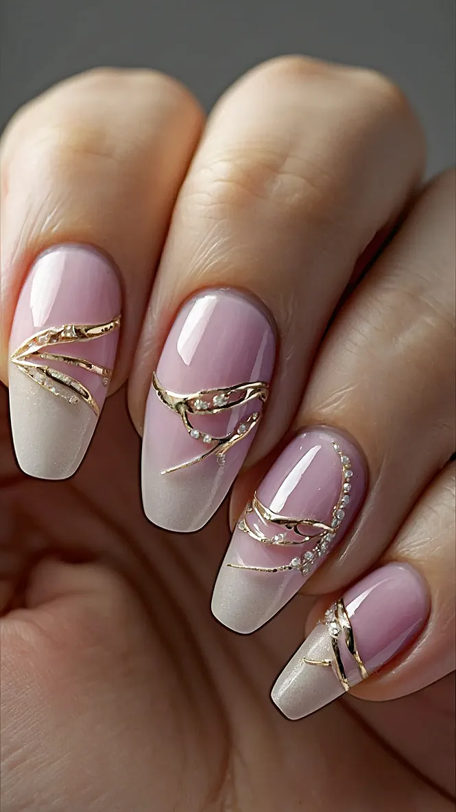 Gilded Lavender Tips