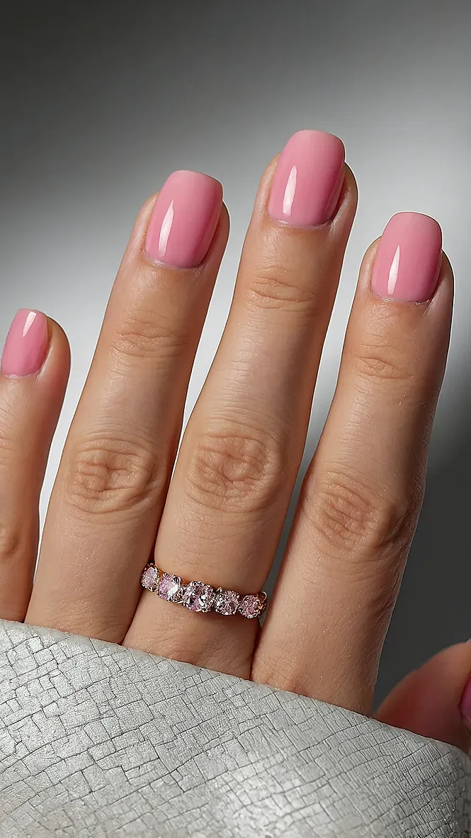 Hot Pink Summer Mani