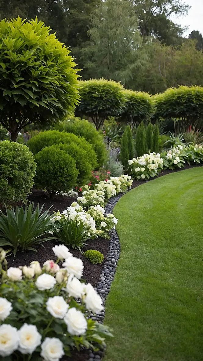 Two-Tone Garden Retreat