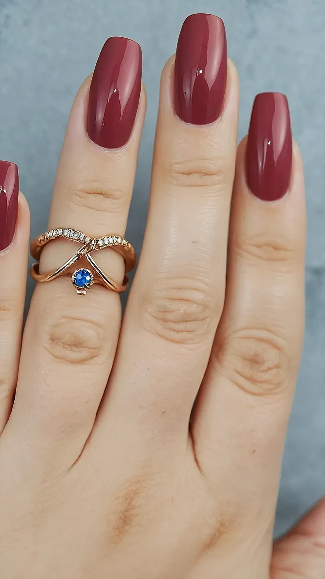 Ruby Radiance & Sapphire Embrace