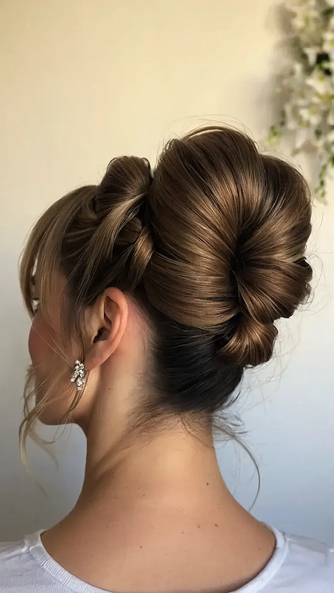 French Twist: Your Big Day's Crown