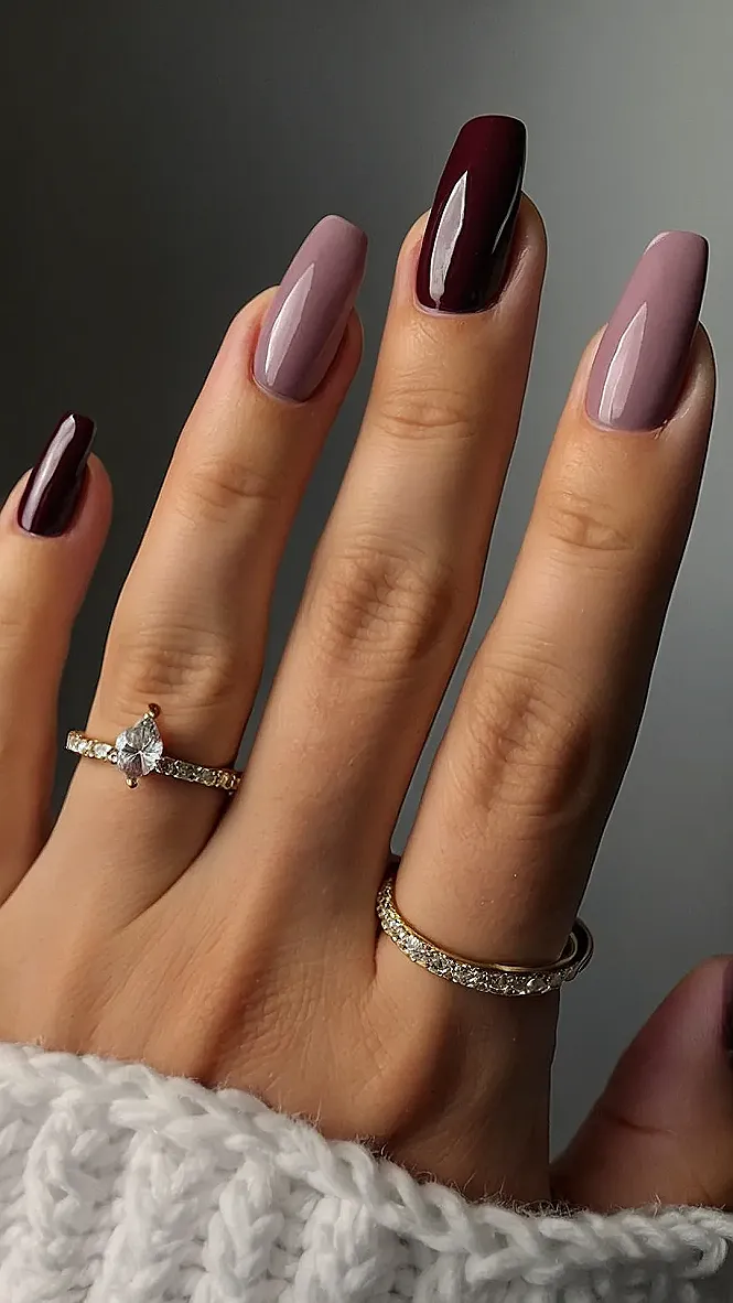 Classy Crimson: Unexpected Nails