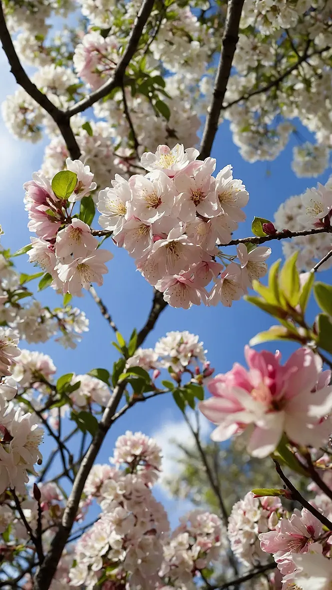 Spring's Vibrant Trees