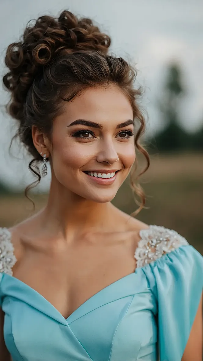 Bridal Bloom Ringlets