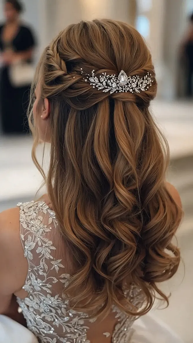 Prom Night Shine: Half Up Look