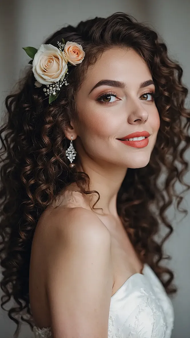 Elevated Wedding Curls