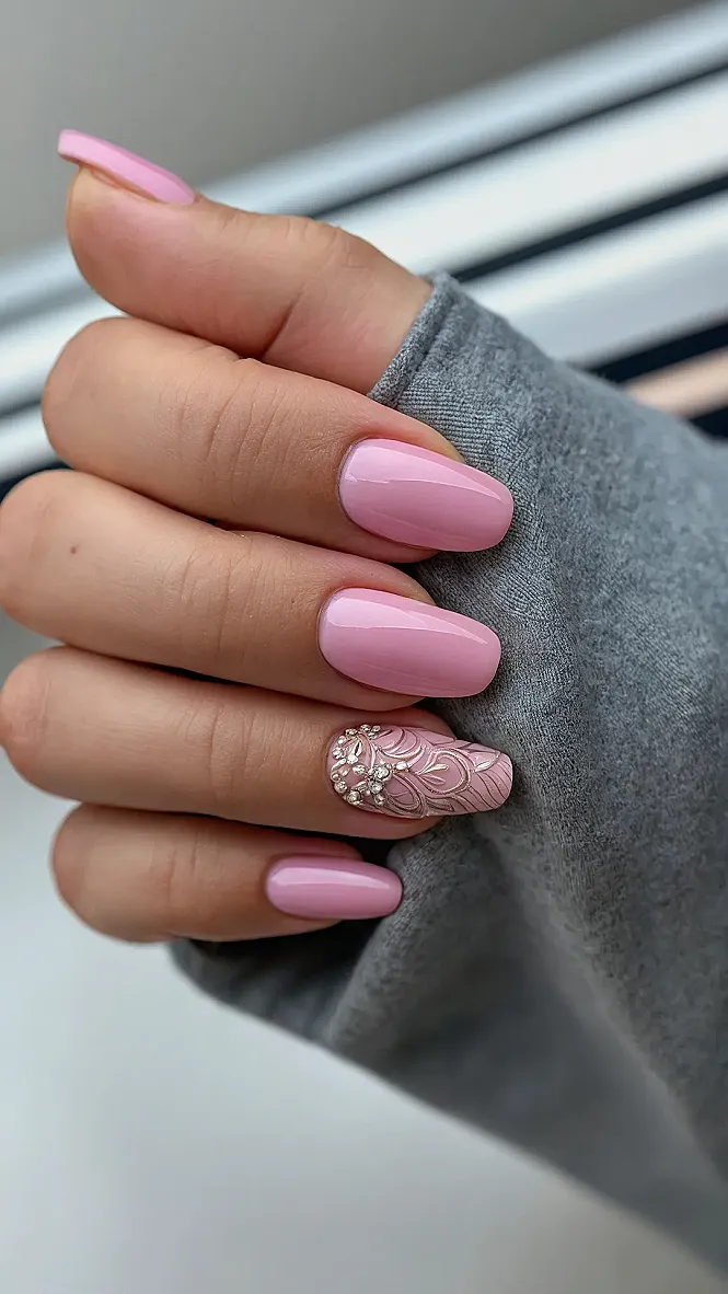 Slay with Pink Nails
