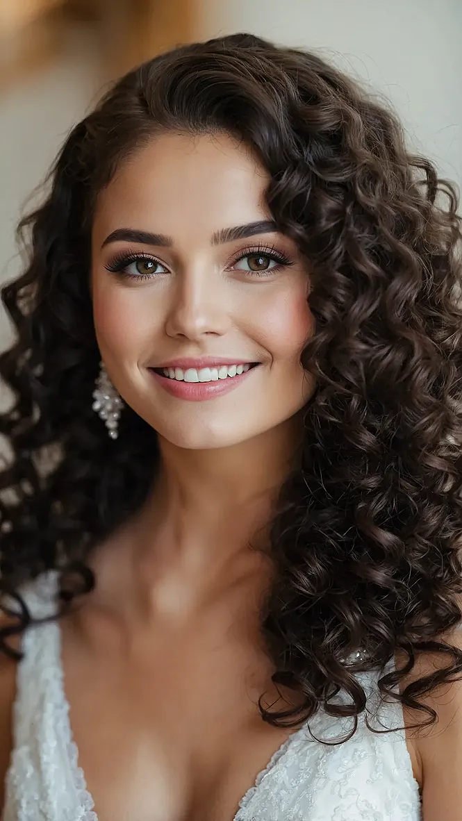 The Curly Bridal Moment