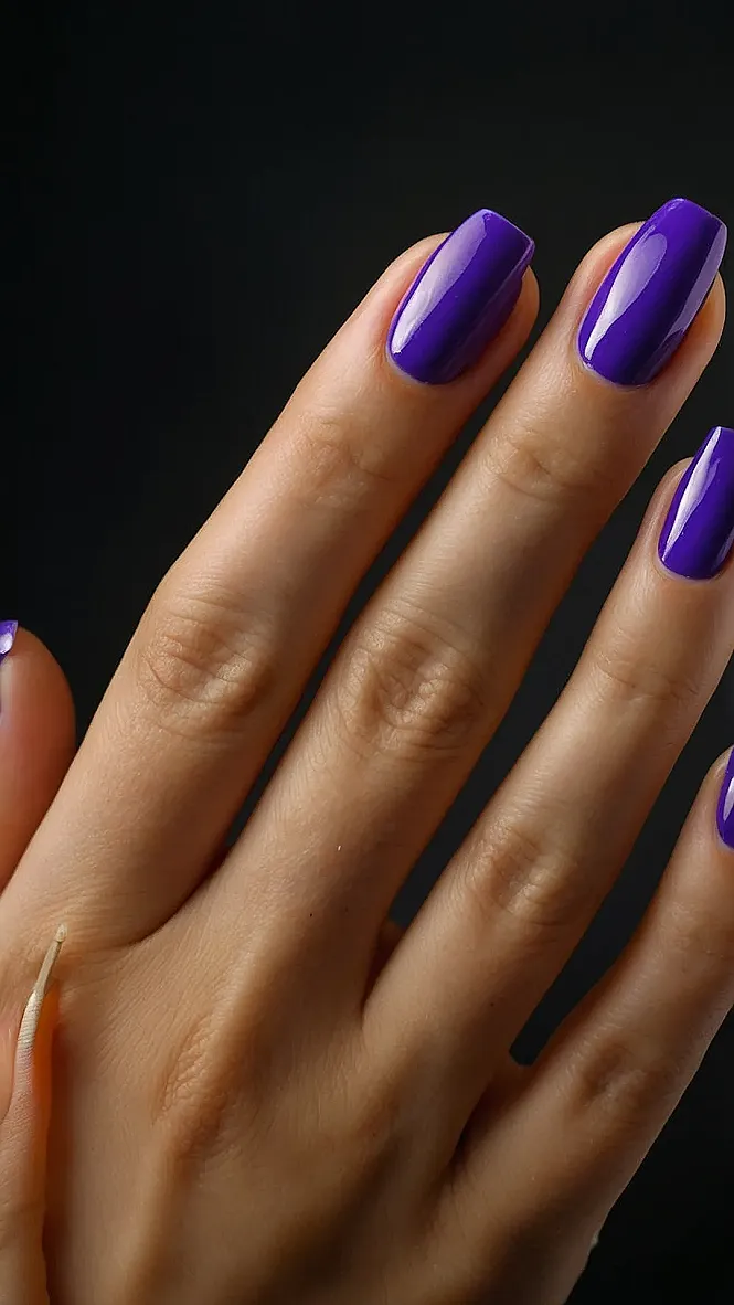 Purple Reign: Nail Royalty