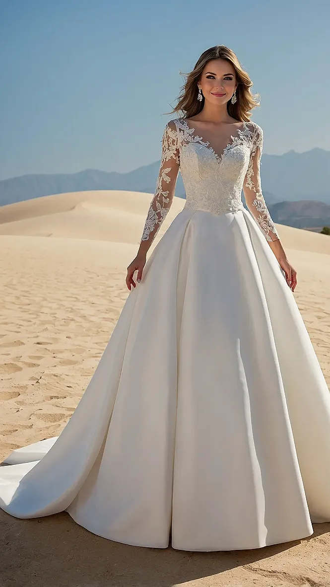 Classic Bride's Joyful Spin