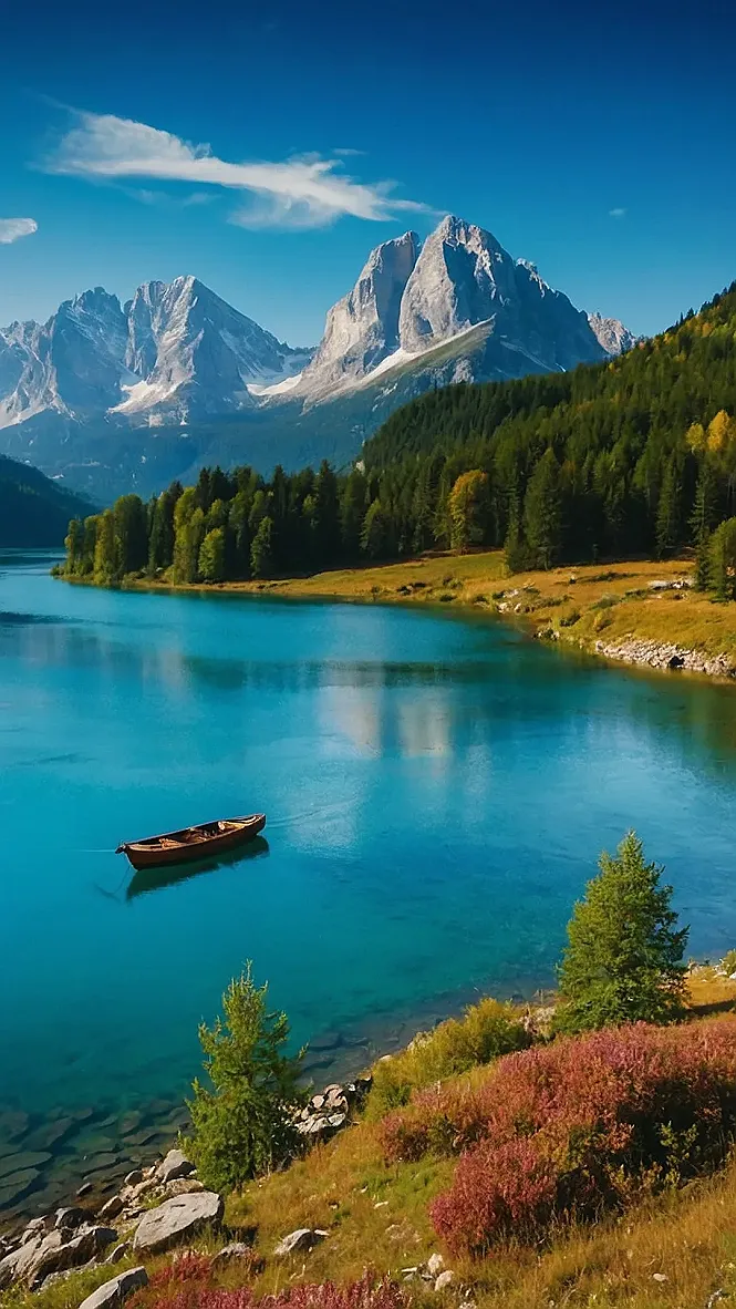 Lake & Mountain Majesty: