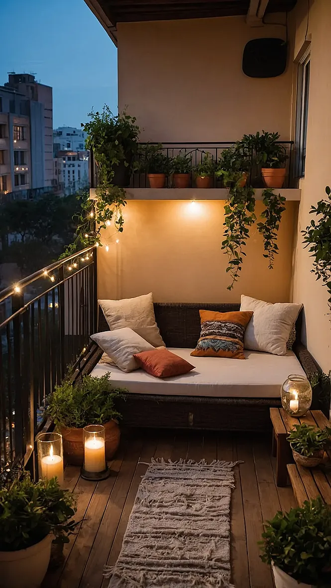 Cozy Balcony Makeover