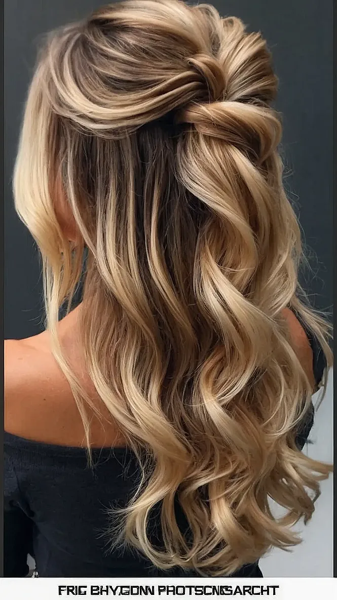 Half-Up, Half-Down, Chic: