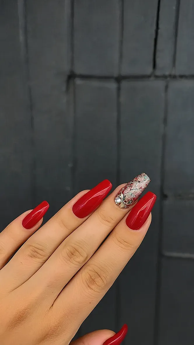Blood Moon Manicure
