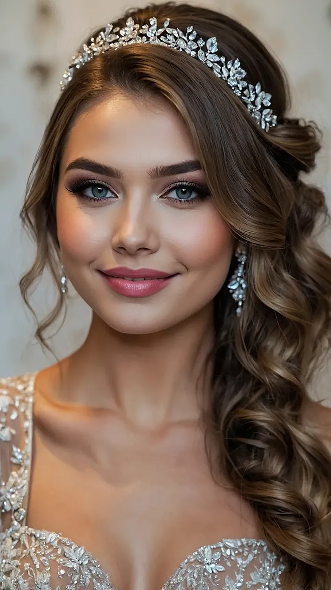 Crown Moment: Half Up Prom