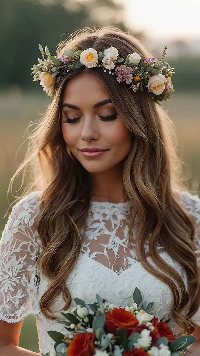 Radiant Crowns: Wedding Flower Magic