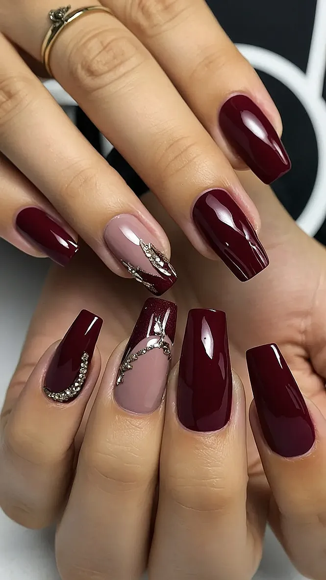 Burgundy's Nail Empire