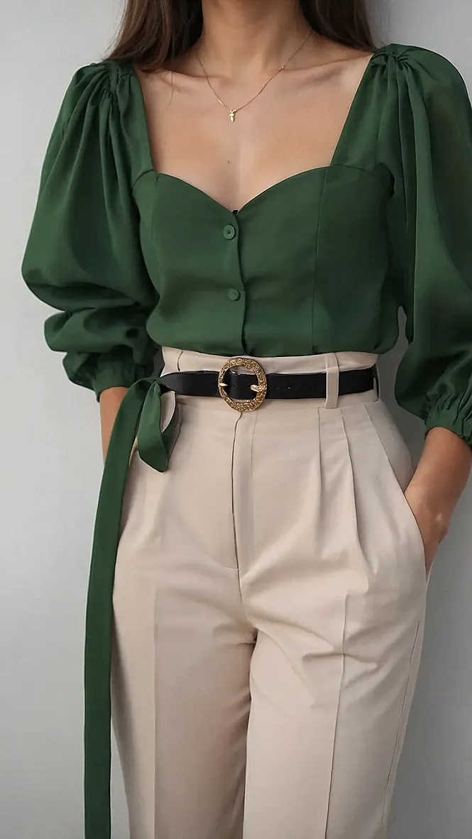 Confidence in a Blouse