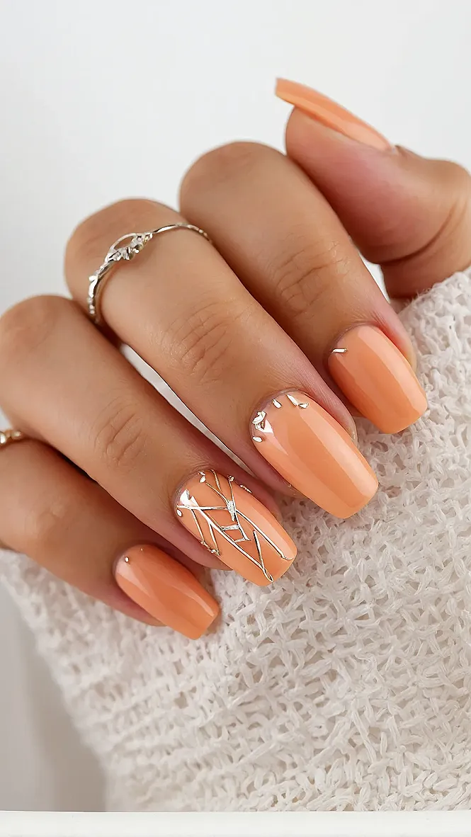 Apricot Glaze Mani