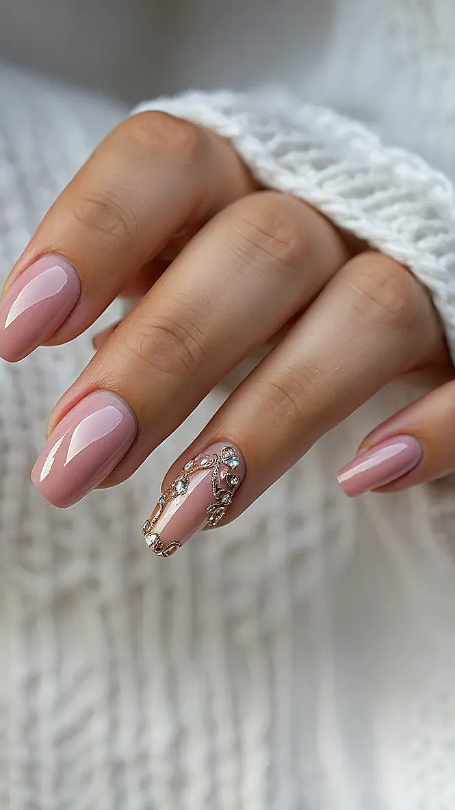 Sparkle Shower Nails