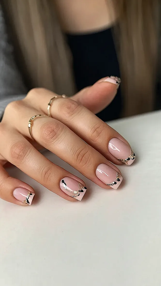 Bling Blossom Nails