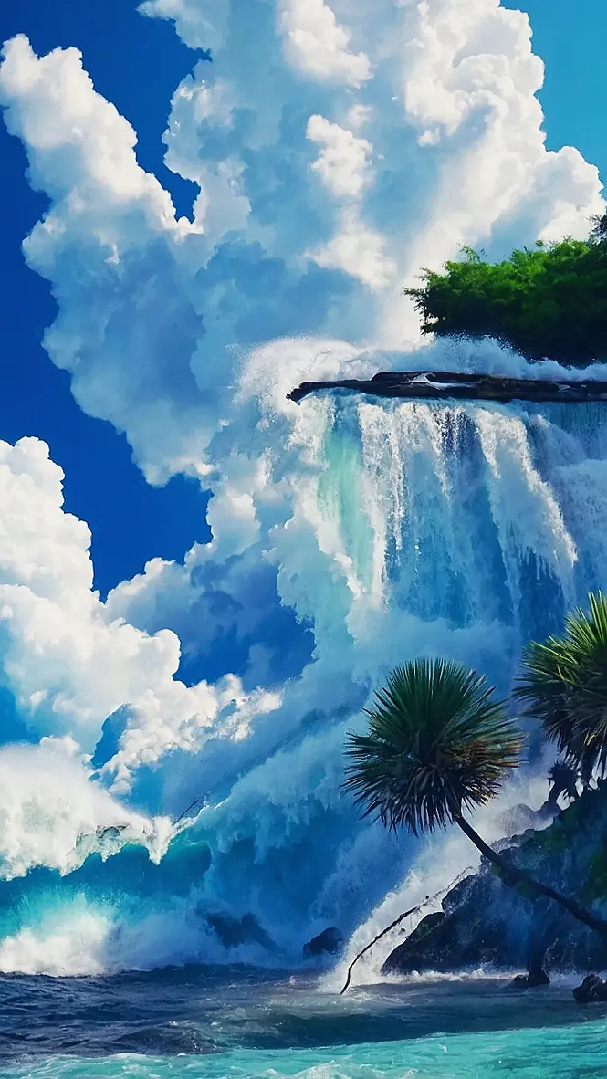 Waterfall Anime Paradise
