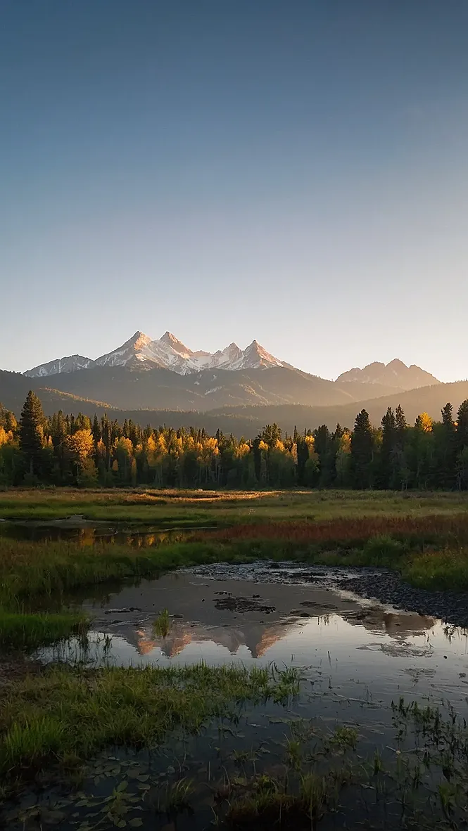 Skyline's Serene Reflection