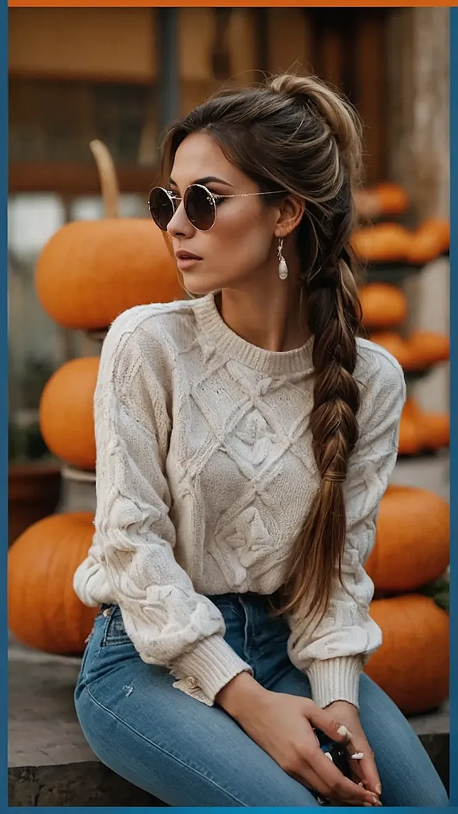 Pumpkin Spice Braids