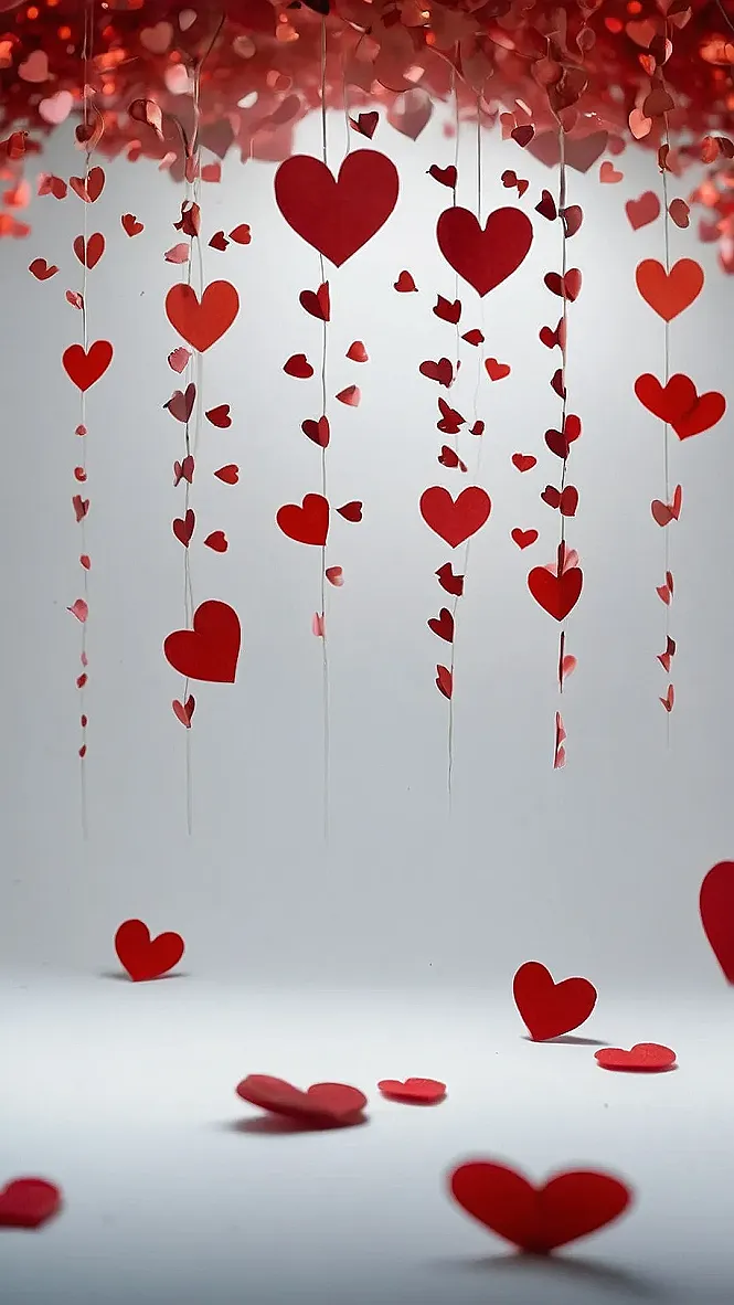 Soaring Hearts Wallpaper