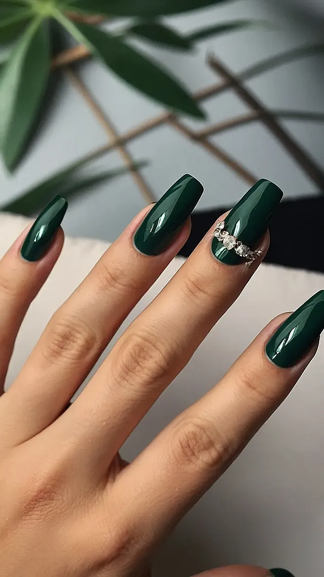 Green with Envy Nails