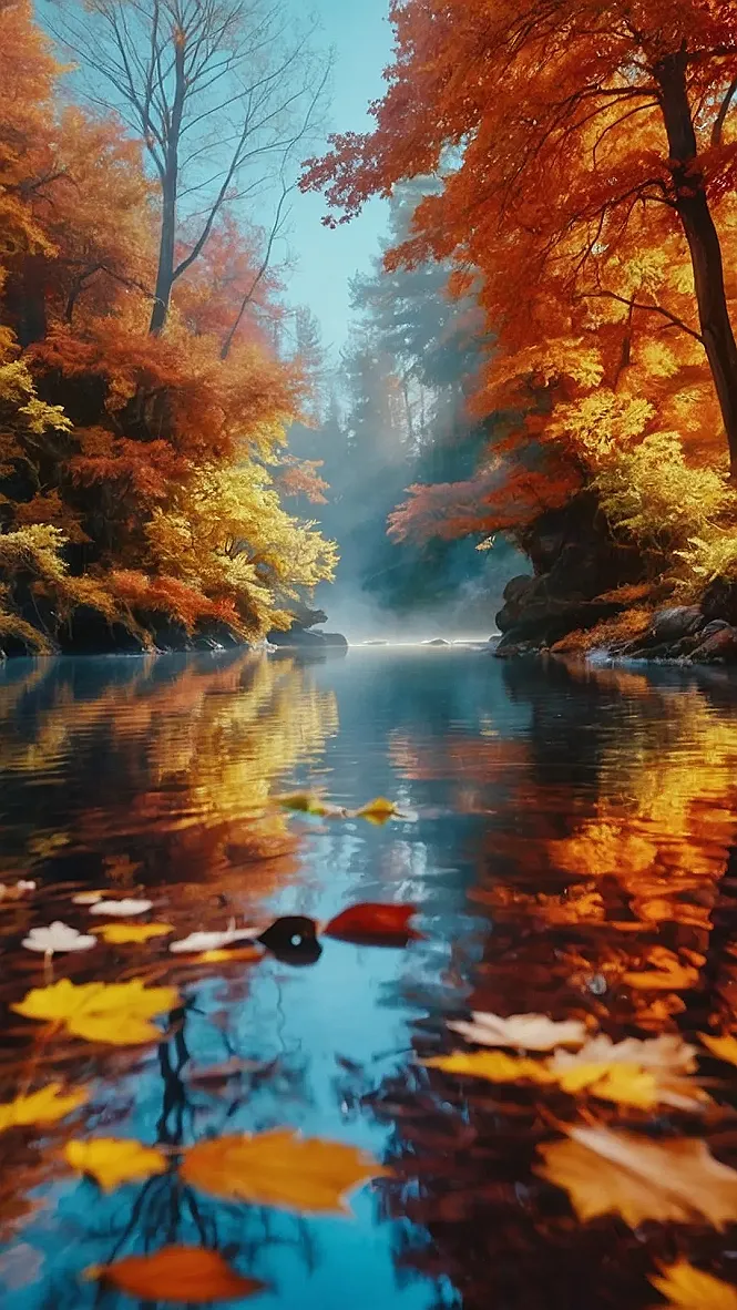 Autumn's Golden Glow: