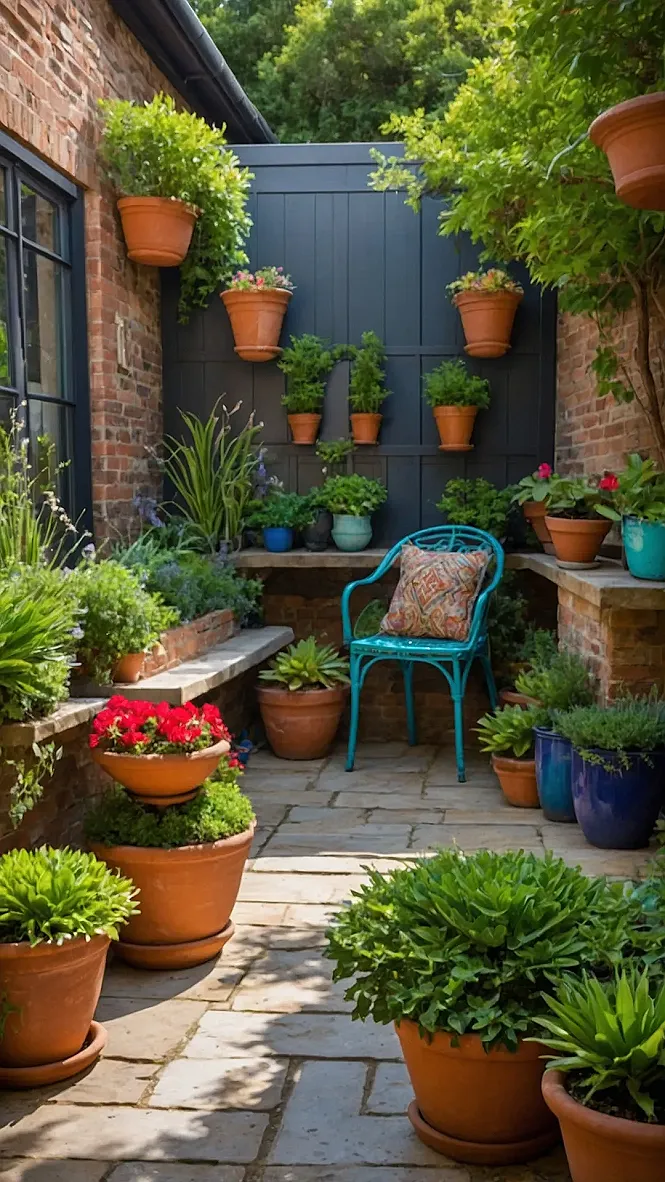 Sun-Kissed Courtyard