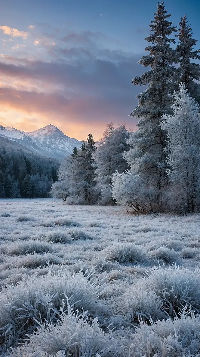 Glimmering Ice Vista