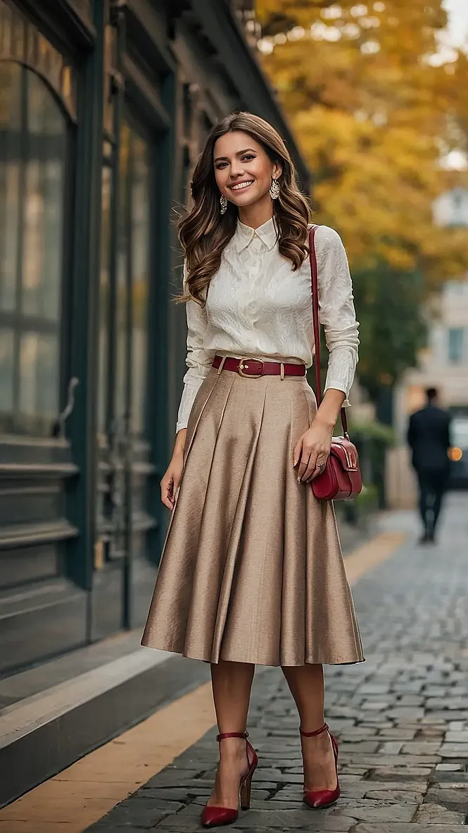 Skirt Fall Outfits: The Grey's Anatomy of Style