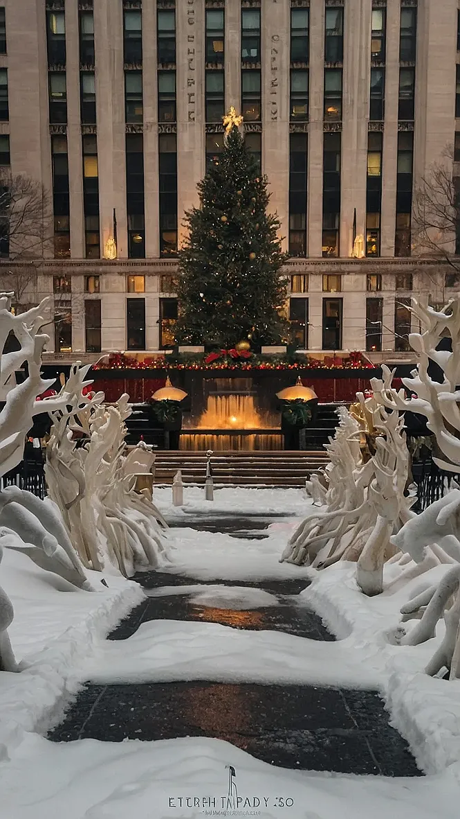 NYC Christmas Sparkle:  Tree of Memory