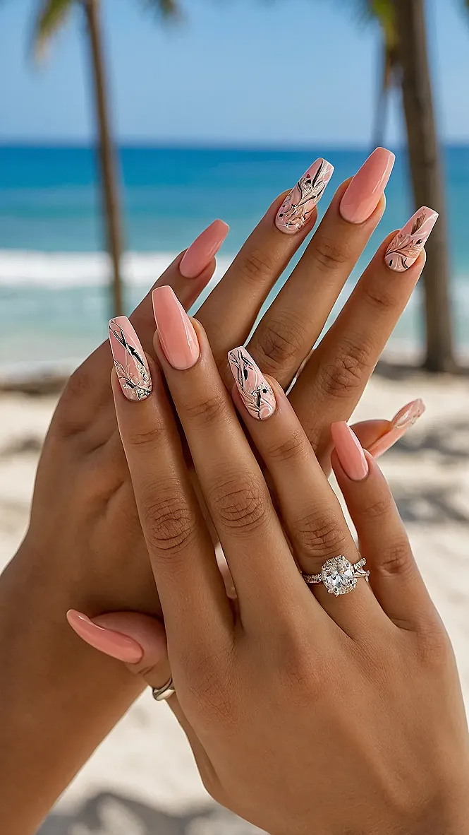 Vacation Glow Nails