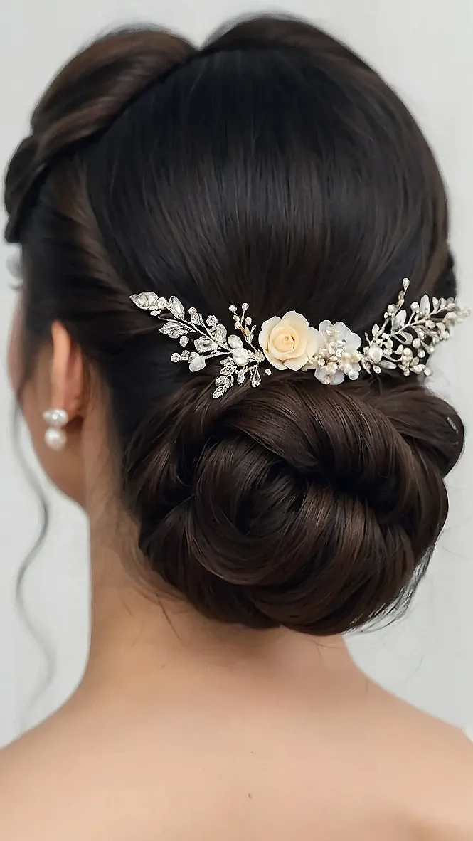 Bridal Hair Bloom