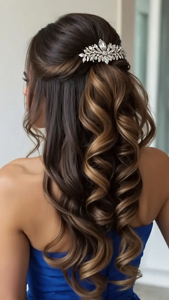 Half Up, Fully Stunning Bride