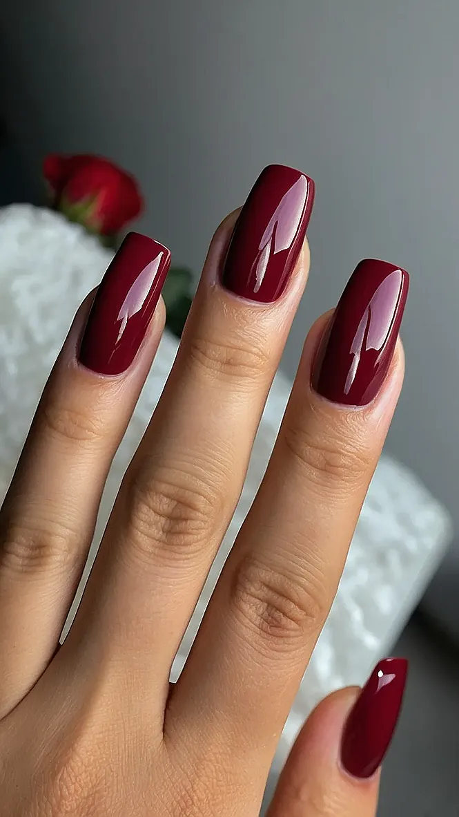 Berry Wine Nails