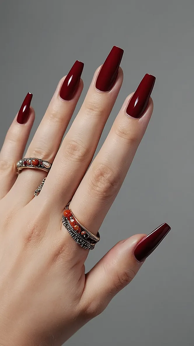 Fall Flame Mani: