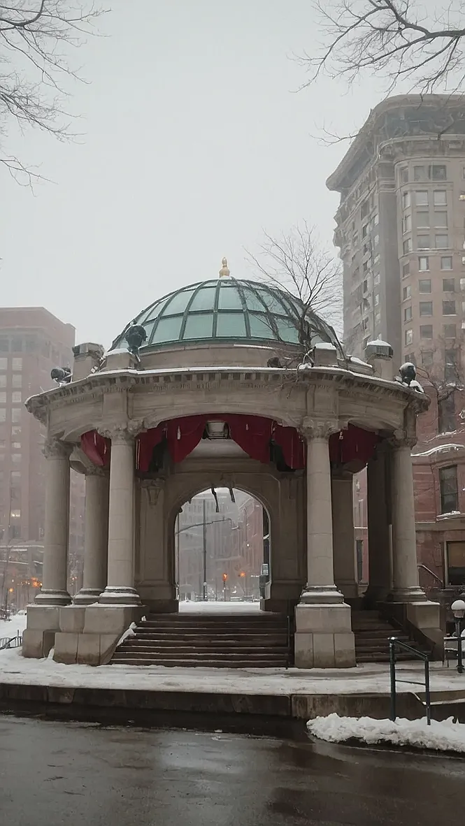 Boston's Winter Kiss
