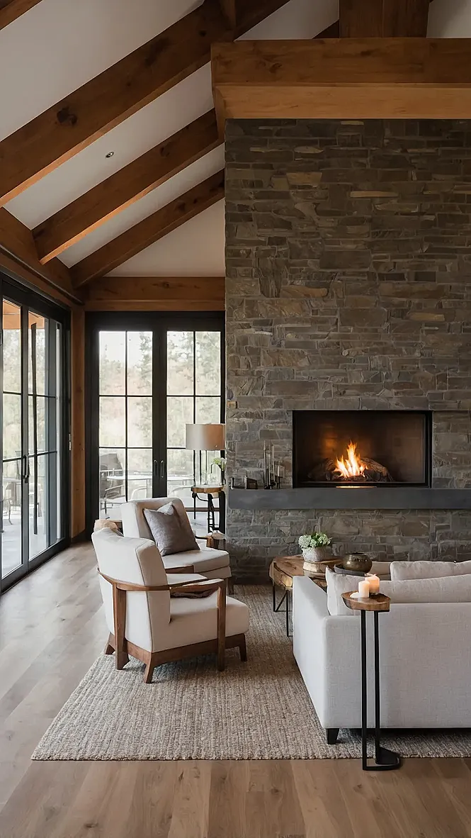 Living Room's Warm Heart