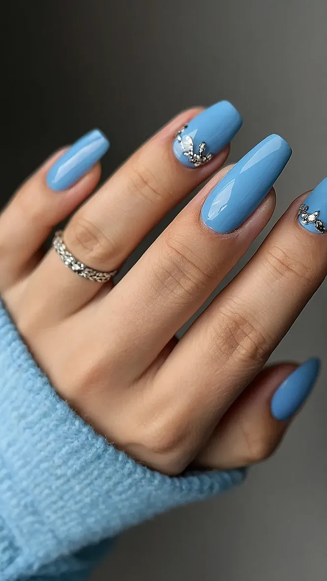 Azure Love Nails
