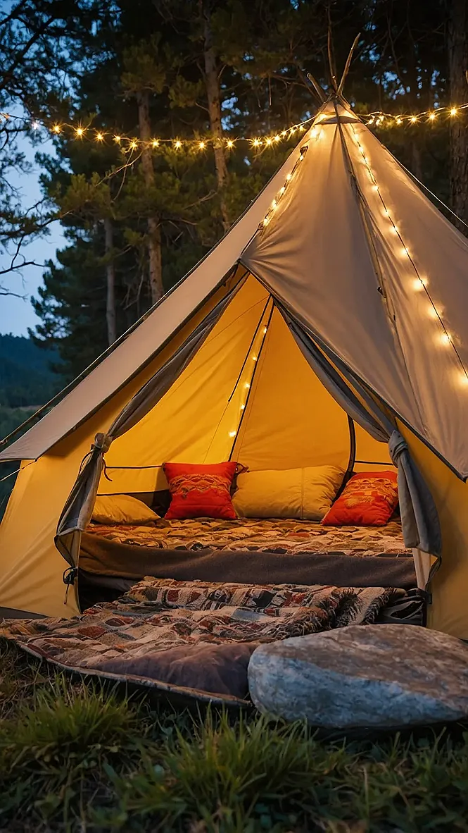 Sparkle Tents and Sleepy Nights