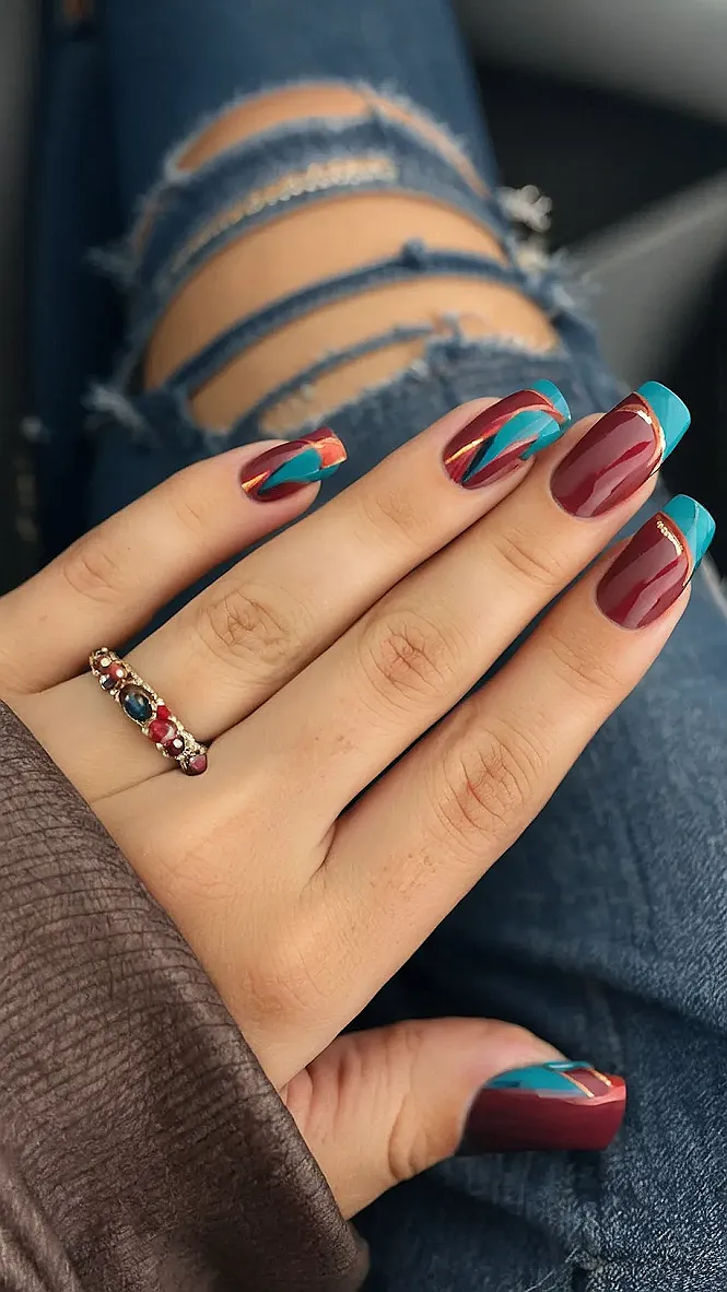 Leaf-Kissed Mani