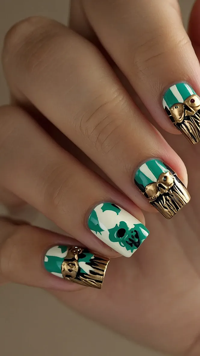 Scarecrow Chic: Nail Art That's a Real Crow-d Pleaser!: