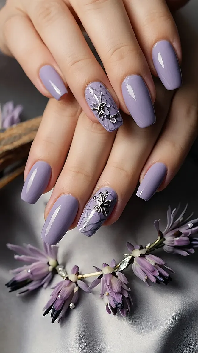 Nail Sparkle & Lavender